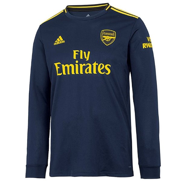 Camiseta Arsenal 3ª Kit ML 2019 2020 Azul Marino